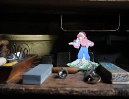 one of the Yule Lads in the pantry